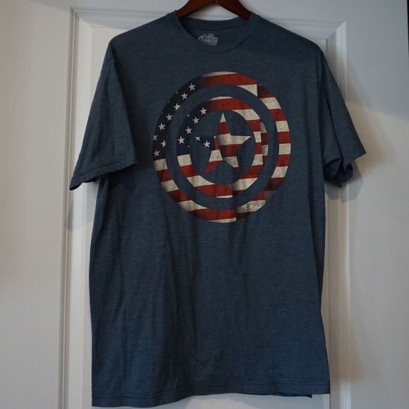 Avengers Marvel Assemble Other - Avengers Marvel Assemble Blue tshirt Men's XL